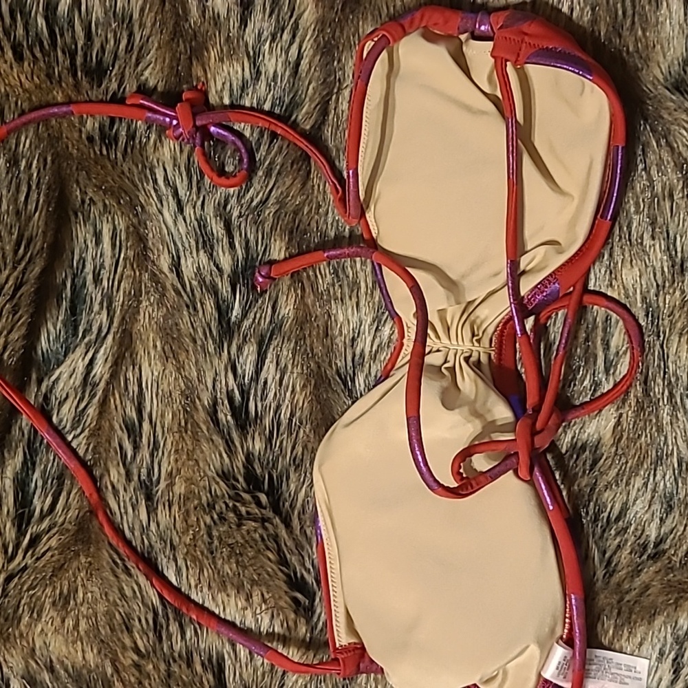 Victoria's Secret Women's Bathing Suit Bikini Top and Bottoms Polka Dots Vintage - Picture 5 of 8